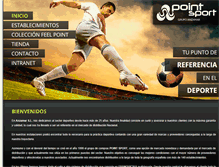 Tablet Screenshot of point-sport.com