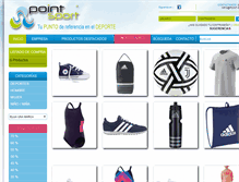 Tablet Screenshot of point-sport.es